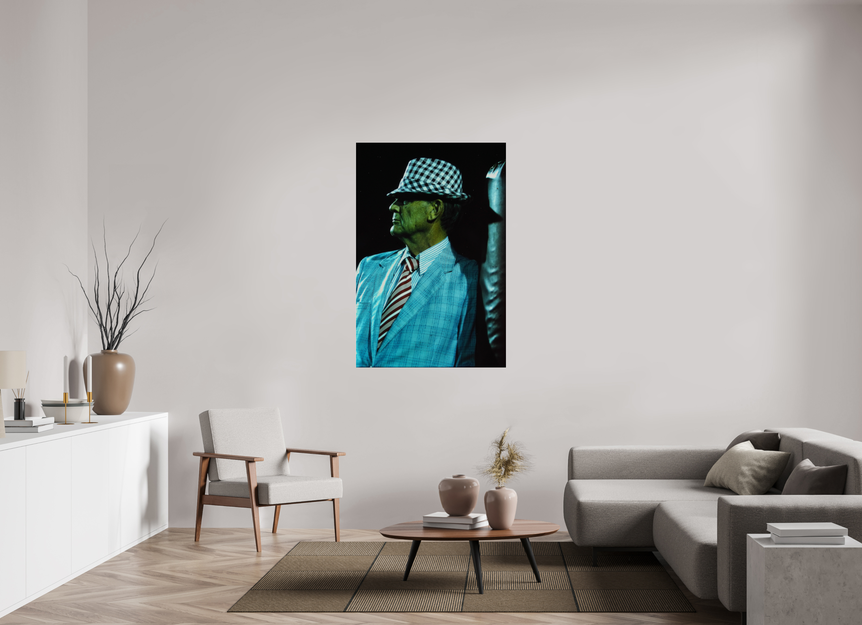 36 x 54″, Photo Print Under Acrylic Glass Paul Bear Bryant - University of Alabama