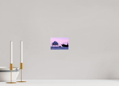 6 x 4″, Photo Print Under Acrylic Glass Middle Bay Lighthouse