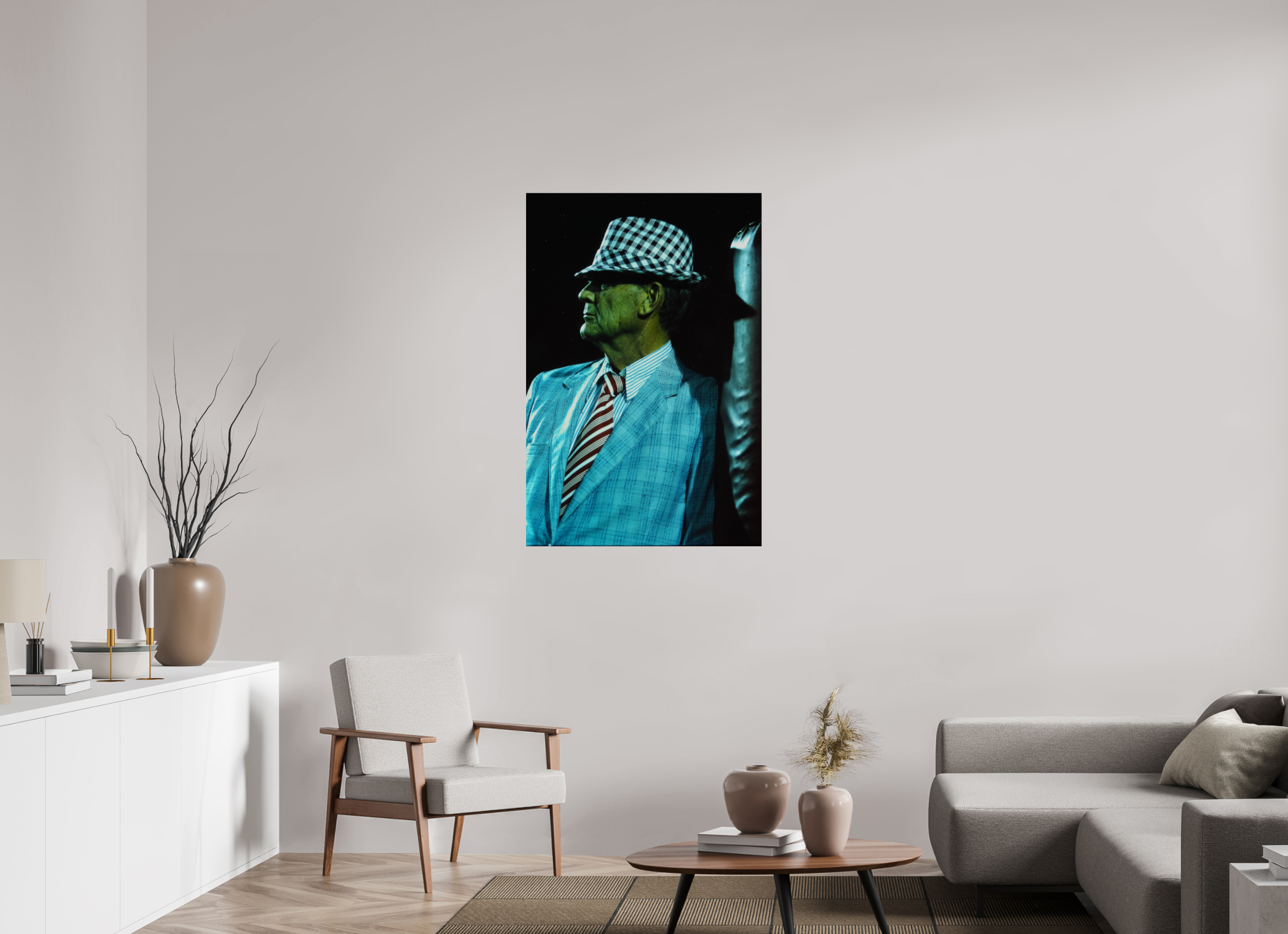 30 x 45″, Photo Print Under Acrylic Glass Paul Bear Bryant - University of Alabama
