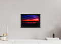 12.3 x 8″, Floater Frame Framed Delta Sunset