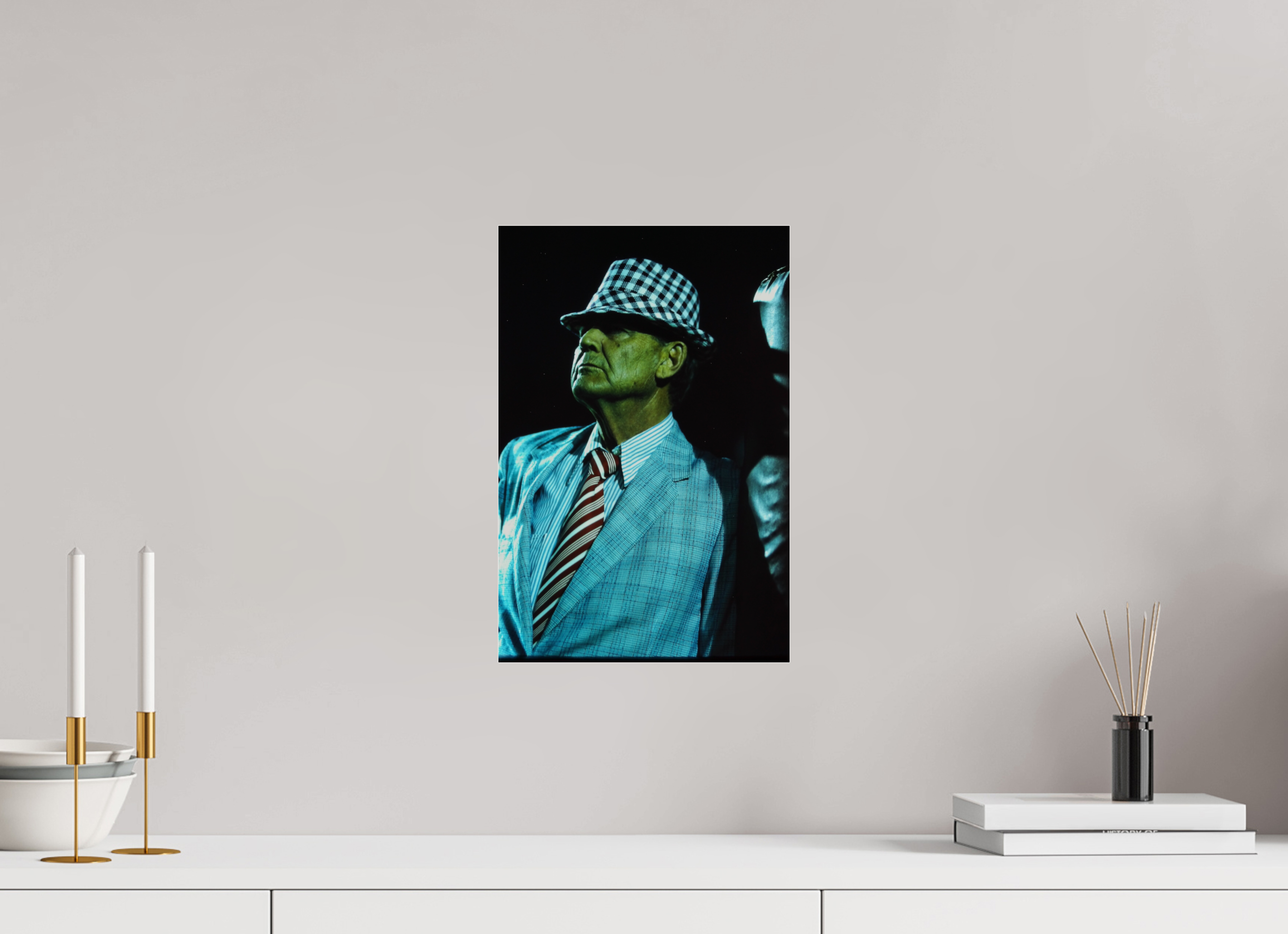 10 x 15″, Photo Print Under Acrylic Glass Paul "Bear" Bryant - University of Alabama